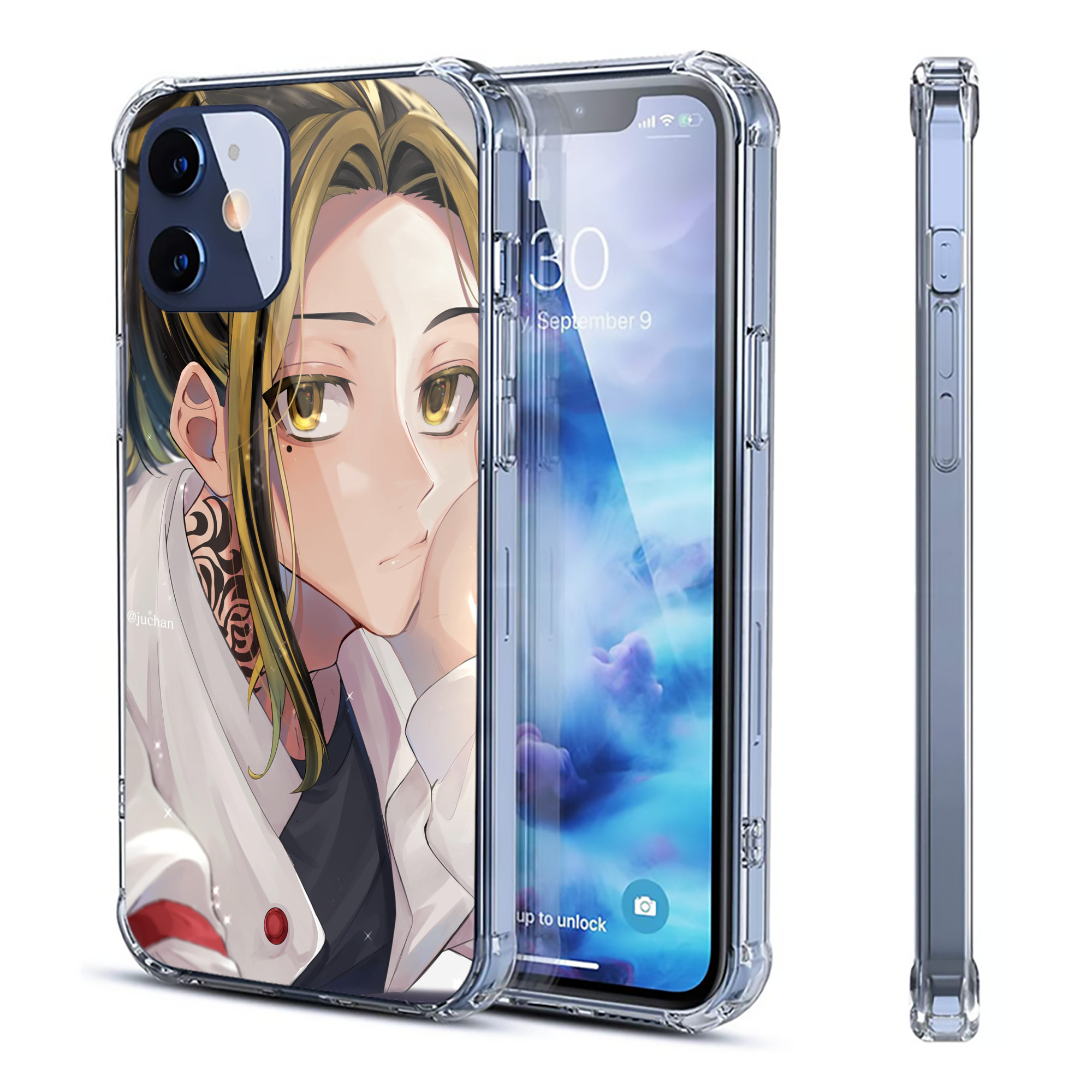 （画像用） 東京リベンジャーズ Tokyo Revengers 【iPhone 12シリーズ対応】透明スマホケース（クリアソフトケース）